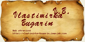 Vlastimirka Bugarin vizit kartica